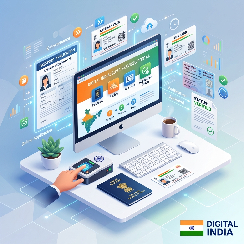 Digital Service Desk Illustration